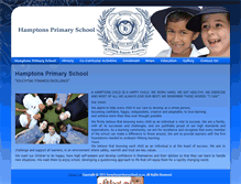 Tablet Screenshot of hamptonsprimaryschool.co.za